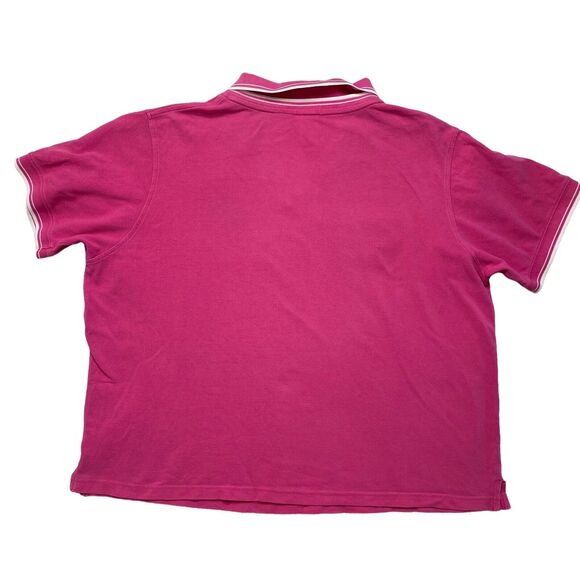 Vintage THE DISNEY CATALOG Winnie the Pooh Bright Pink Pique Polo XXL Womens - Picture 5 of 10